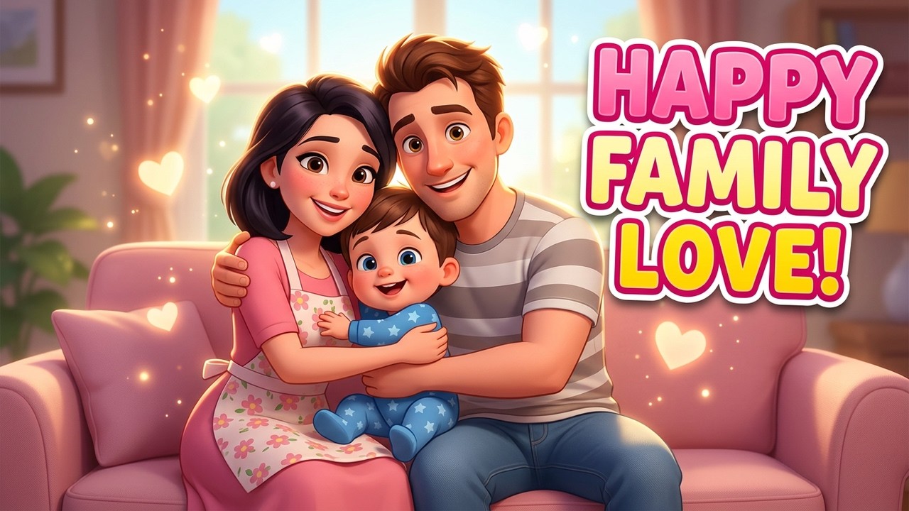 💕 I Love My Mom and Dad | Family Love Song for Kids 💕