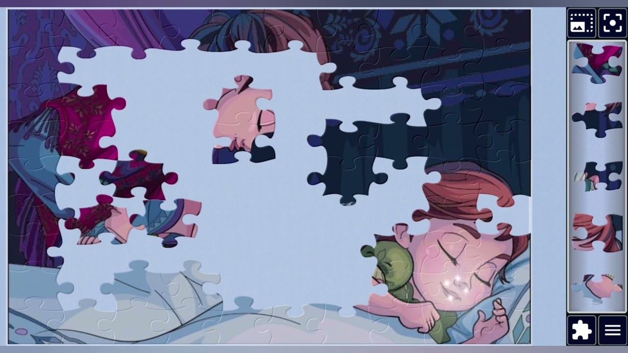 A Bedtime Moment👩👧👧💤💭✨️🪄//Jigsaw puzzles journey🧩//puzzles Art🧩//