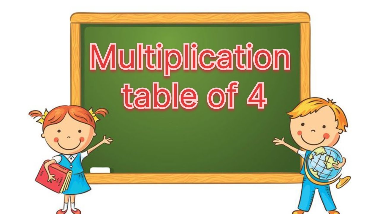 Table of 4 | Learn Multiplication Table of Four 4 x 1 = 4 | 4 ka pahada.