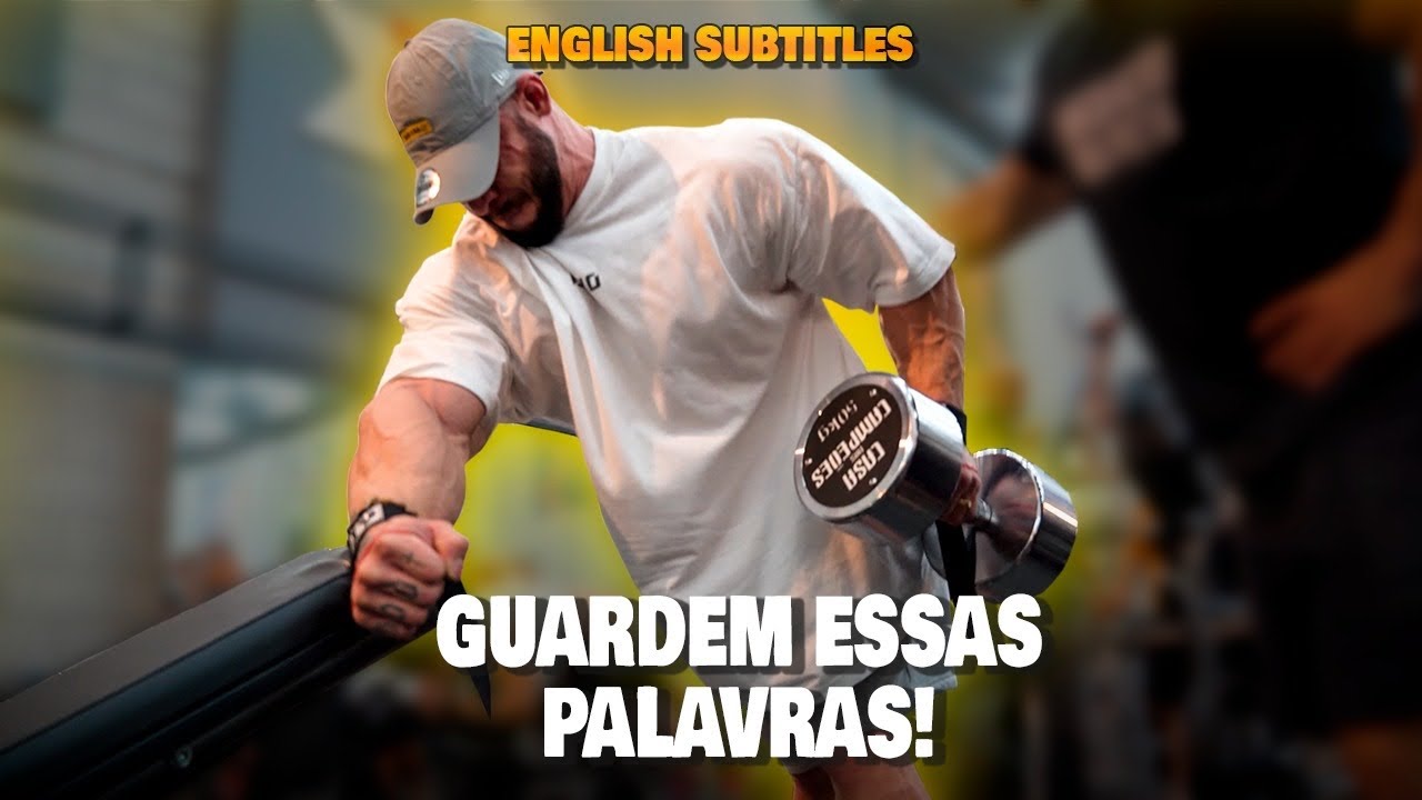 RAMON MANDOU UM RECADO + TREINO DE COSTAS INTENSO!