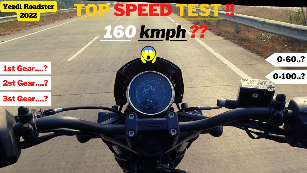 Top Speed Test Yezdi Roadster 350 | It is Possible to Touch 160Kmph | @The uk07 Rider #theho2biker