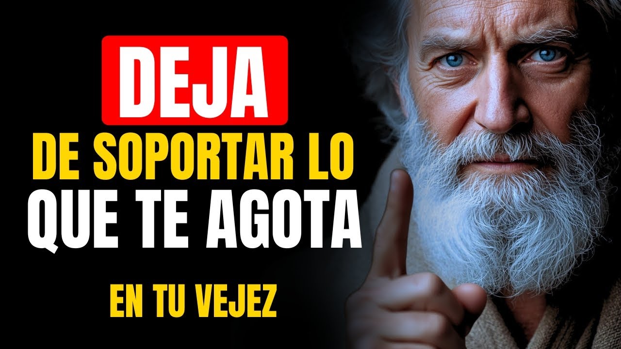 NO TE ACOSTUMBRES a VIVIR CANSADO después de los 60 | ESTOICISMO para la VEJEZ