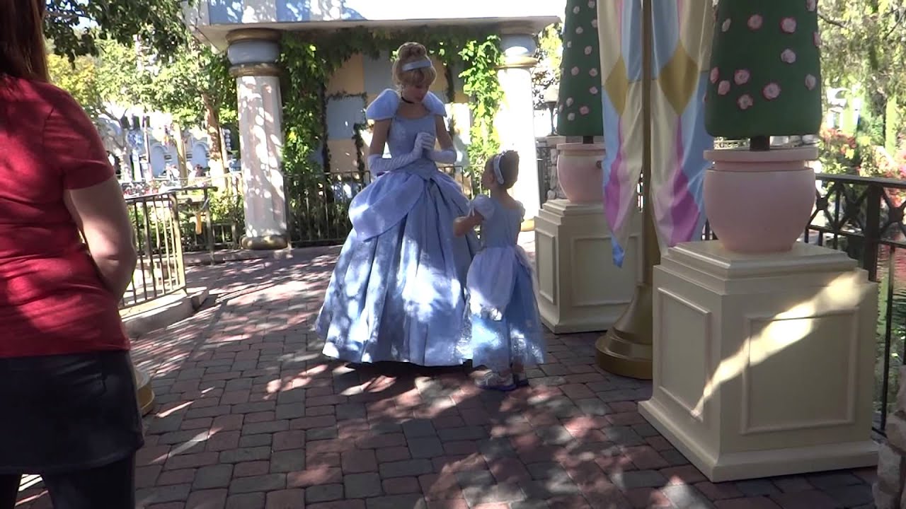 Meeting the Princesses at Disneyland