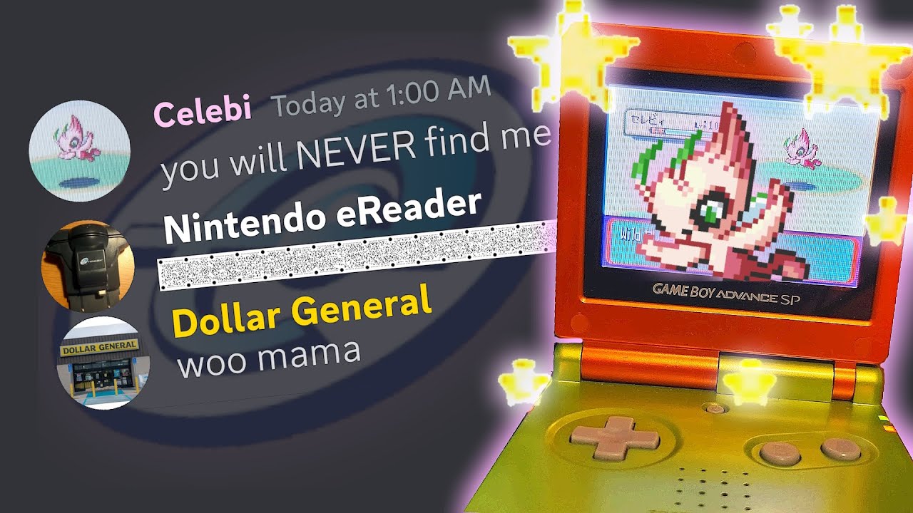 692 - LIVE! the impossible Shiny Celebi in Pokemon Ruby via e-Reader after 11,645 SRs!!