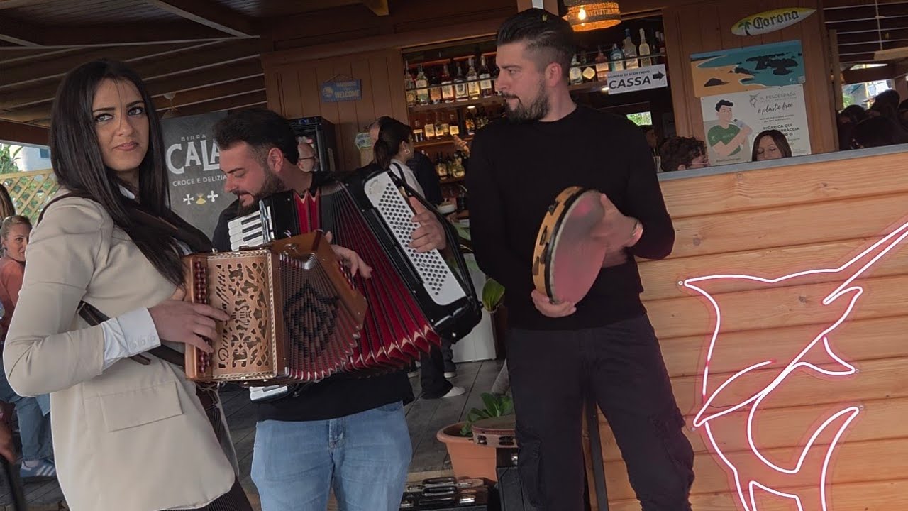 TARANTELLA DI NINEA - FORTUNATO & VALENTINA - PROGETTO TARANTELLA - PESCESPADA BEACH - SCALEA (CS)