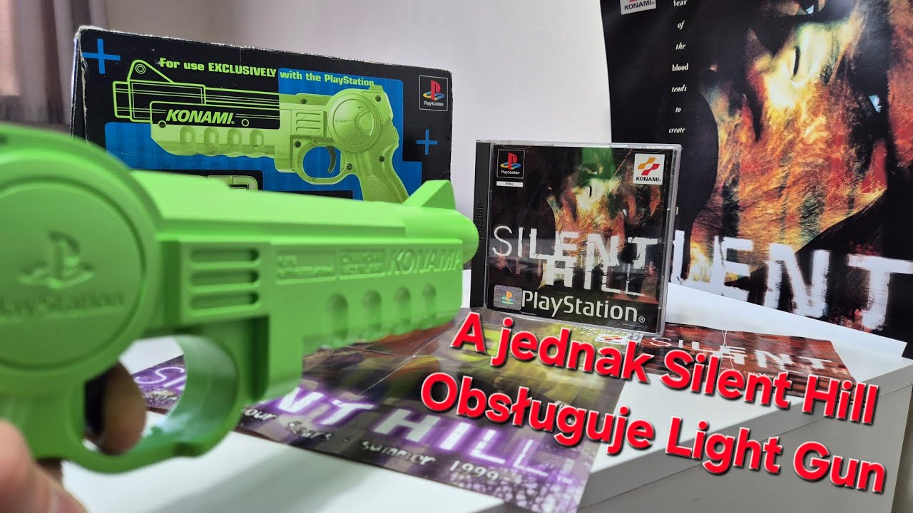 Hyper Blaster Konami Gun dla konsoli PS1 - sprawdźmy go z kilkoma grami