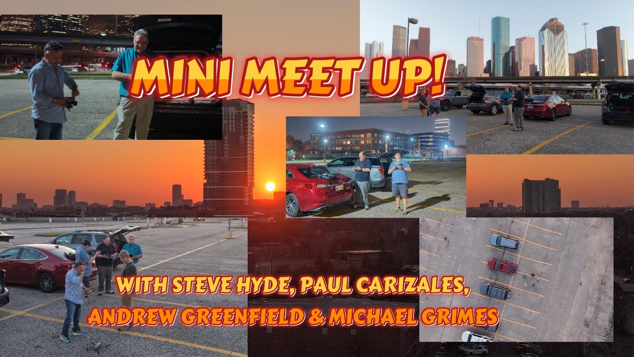 Cool Night Out Mini Meet Up of Some Houston/Galveston Drone Flyers