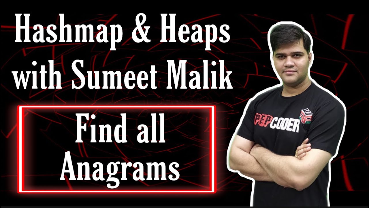 Find All Anagrams in a String (Leetcode Medium) | Hashmap Interview Questions Playlist