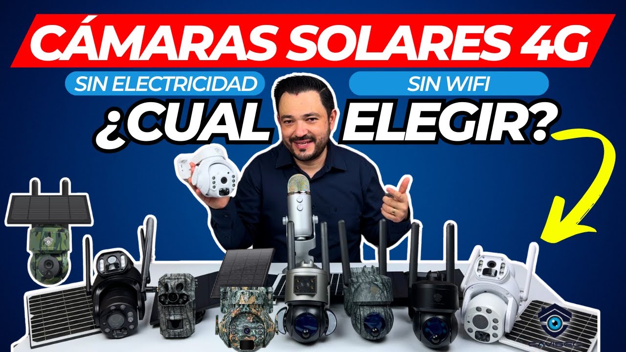 LAS 6 MEJORES CÁMARAS SOLARES 4G DE CHIP | Práctica Económica | ¿Cuál elegir? | Sin CABLES