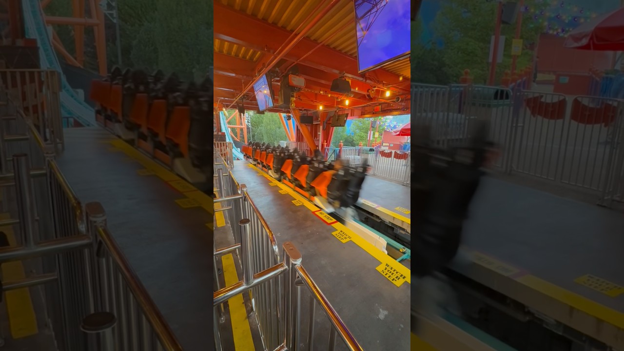 Tempesto Launch During Howl-O-Scream 🎃 | Busch Gardens Williamsburg POV