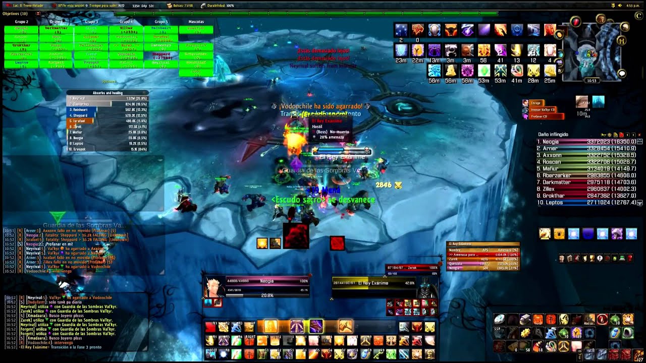 [WoW Rean] Lich King 25N vs Neo Genesis [Ret Paladin POV]