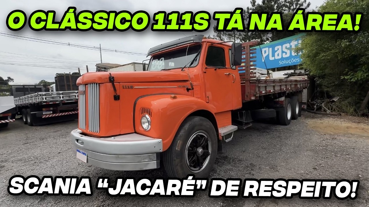 Scania 111S (jacaré) 1980 – o clássico mais querido entre os antigos
