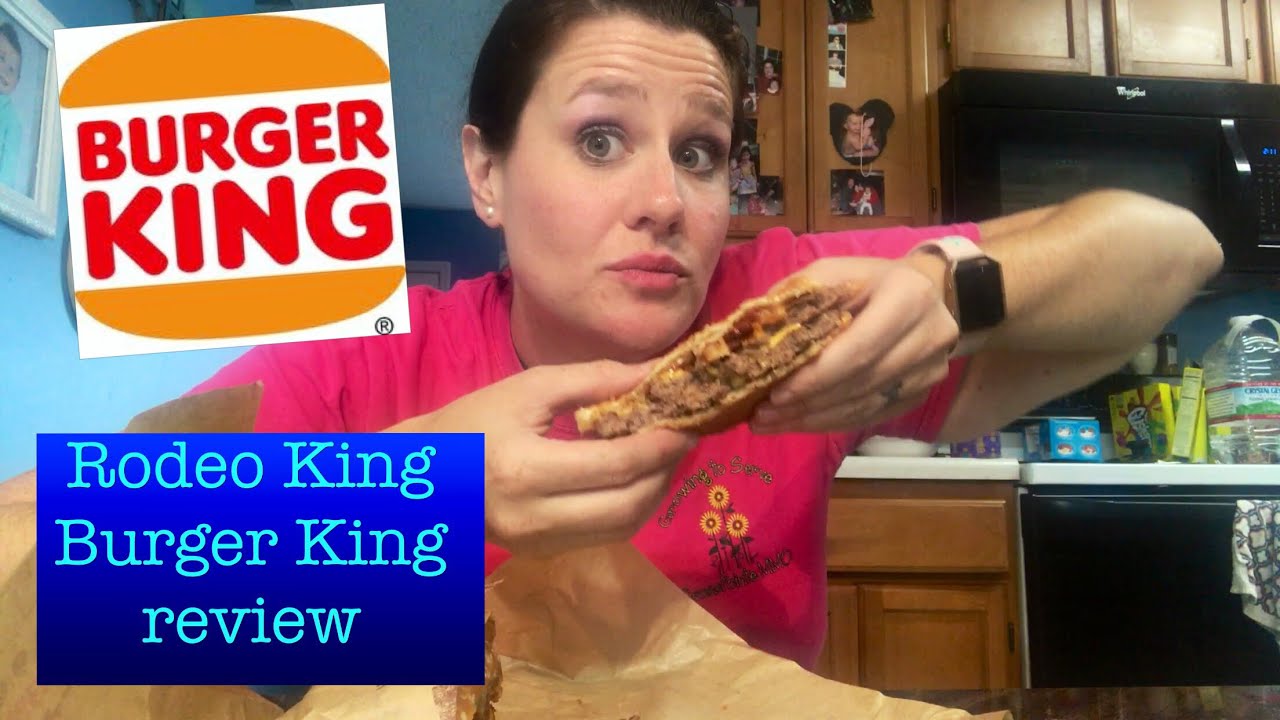 BURGER KING RODEO KING BURGER FOOD REVIEW | SARAH SHOWS