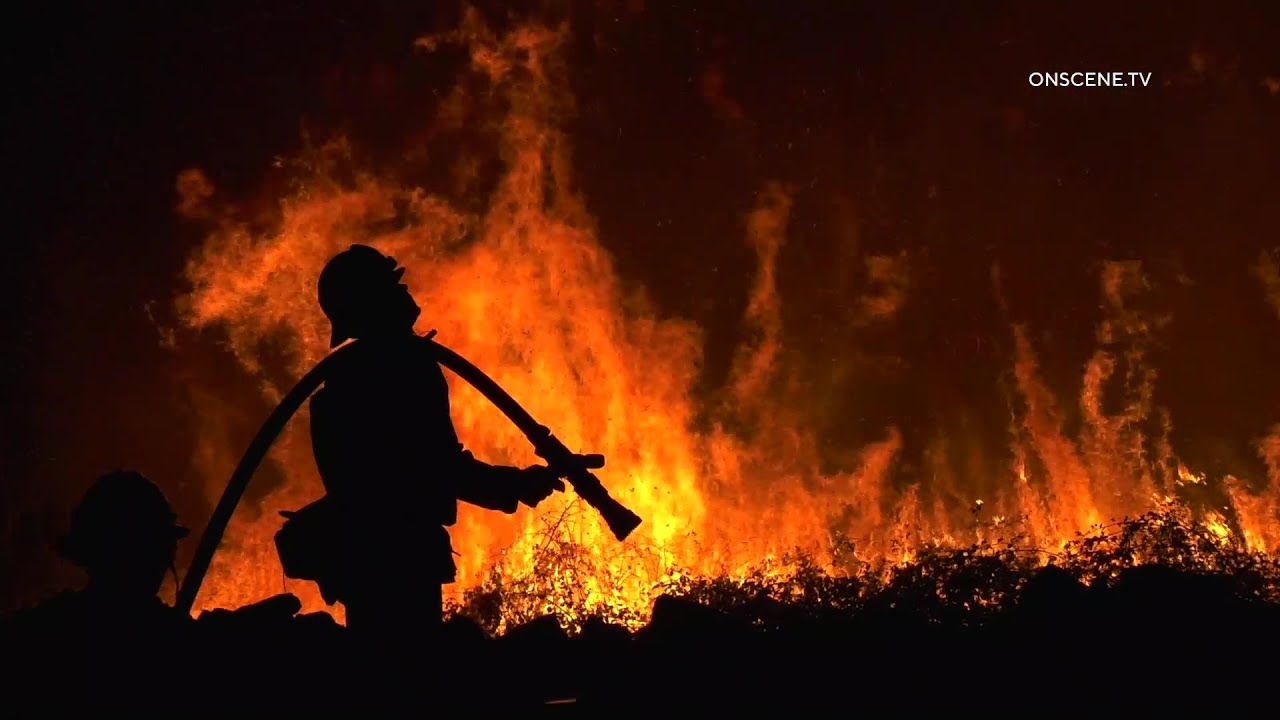 Homeless Encampment Fire | Chino