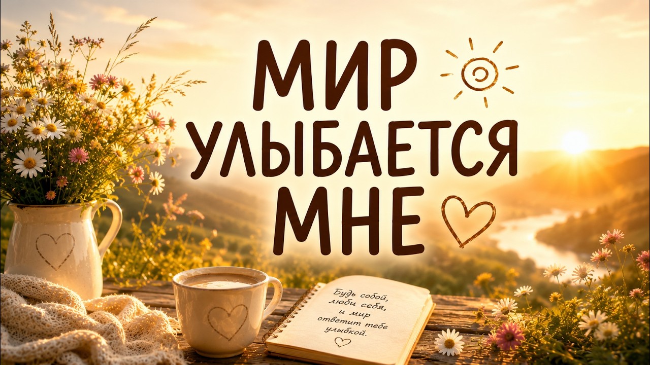 БЛАГОДАРЮ / МИР УЛЫБАЕТСЯ МНЕ / ПЕСНЯ-АФФИРМАЦИЯ ДЛЯ НАЧАЛА ДНЯ!