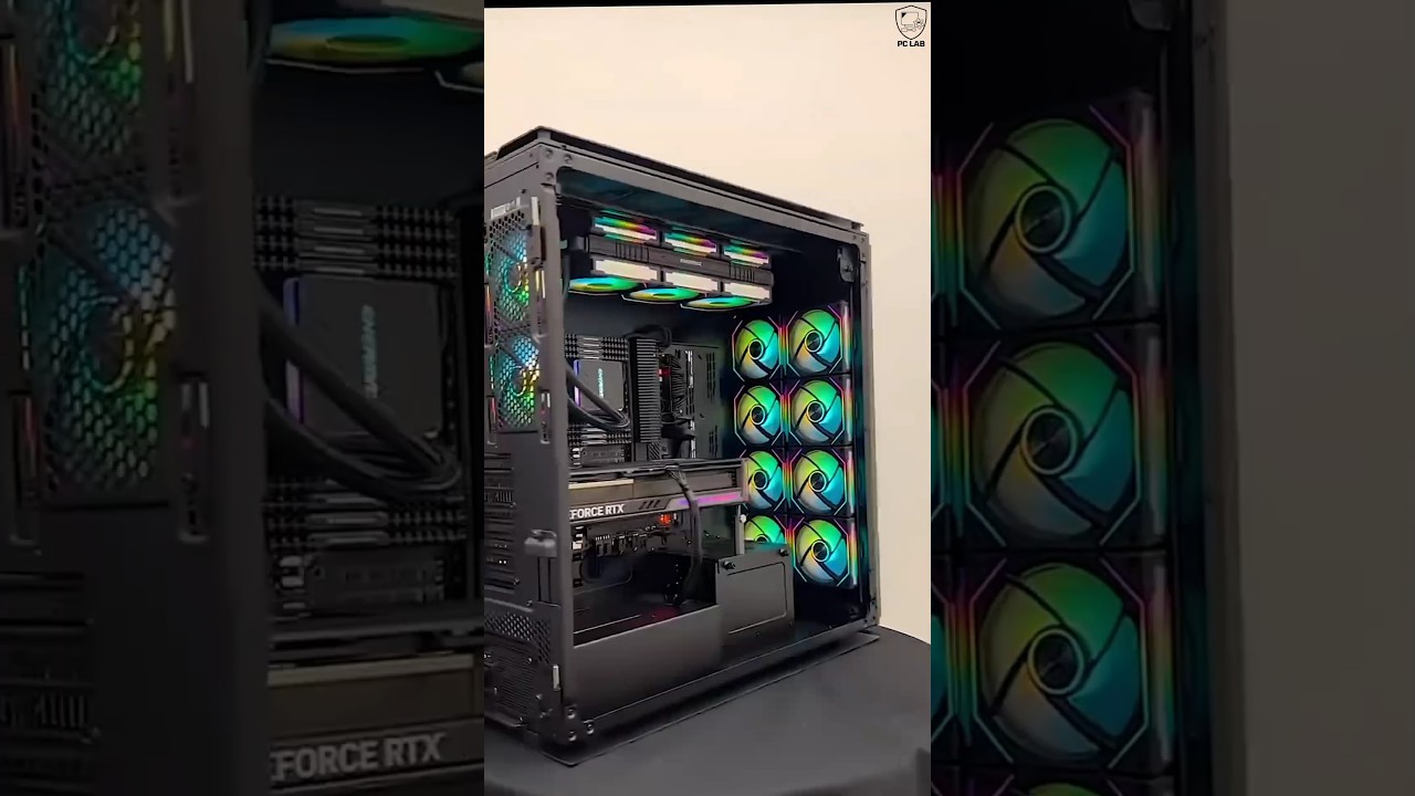 🔥 Building Extravagant PC 💪 With AMD Threadripper Pro 😱 #pclab #pcbuild #pcgaming #intelpcbuild