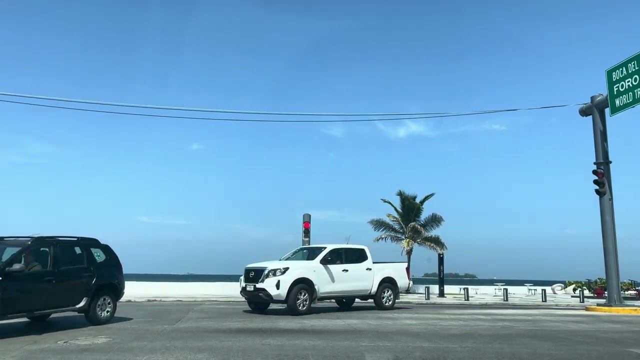 Conociendo calles y malecón del Puerto de Veracruz hasta Boca del Rio en México 