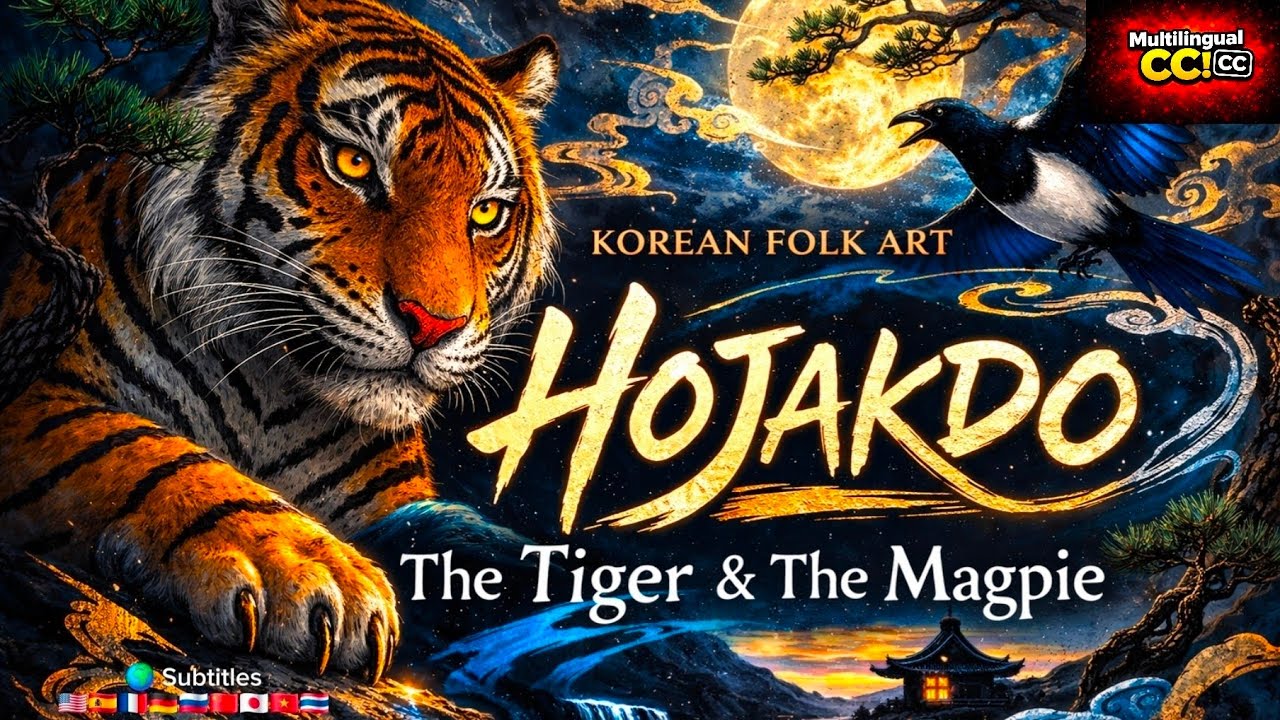 The Tiger and the Magpie of Joseon | Korean Folk Art Song | Multilingual Subtitles | SoftAfter