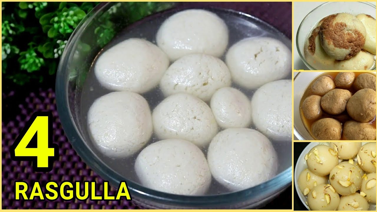 Ramzan Special 4 Amazing Rasgulla Recipe | एक से बढ़ कर एक रसगुल्ला रेसिपी। Iftar Recipe