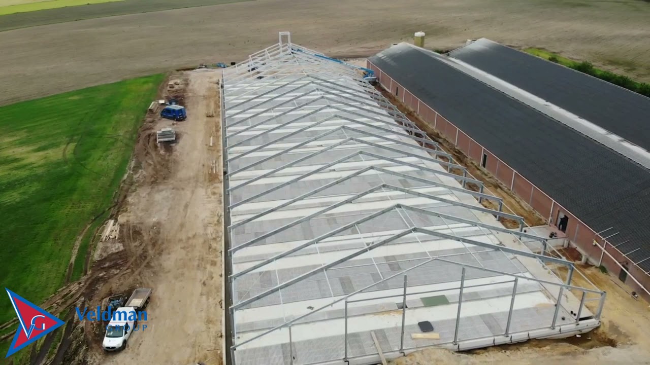 Bouw varkensstal in Heeten