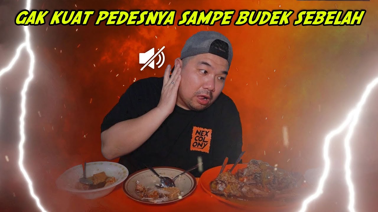 SAKING PEDESNYA NEX CARLOS NYERAH MAKAN INI
