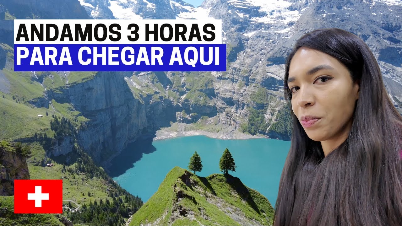 ENCONTRAMOS A PAISAGEM MAIS BONITA DA SUIÇA - Lago Oeshinensee
