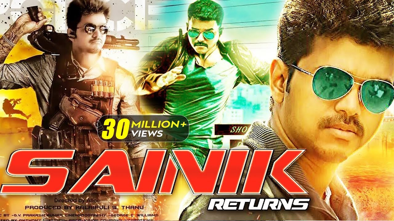 Sainik Returns | South Dubbed Hindi Movie | Vijay, Nayanthara