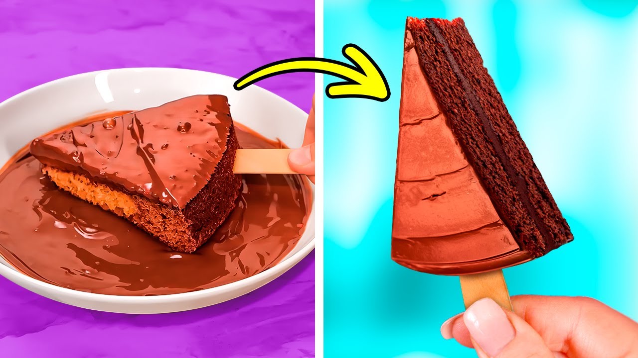 Amazignly Sweet Dessert Recipes And Fast Food Ideas With Chocolate, Ice Cream And Jelly
