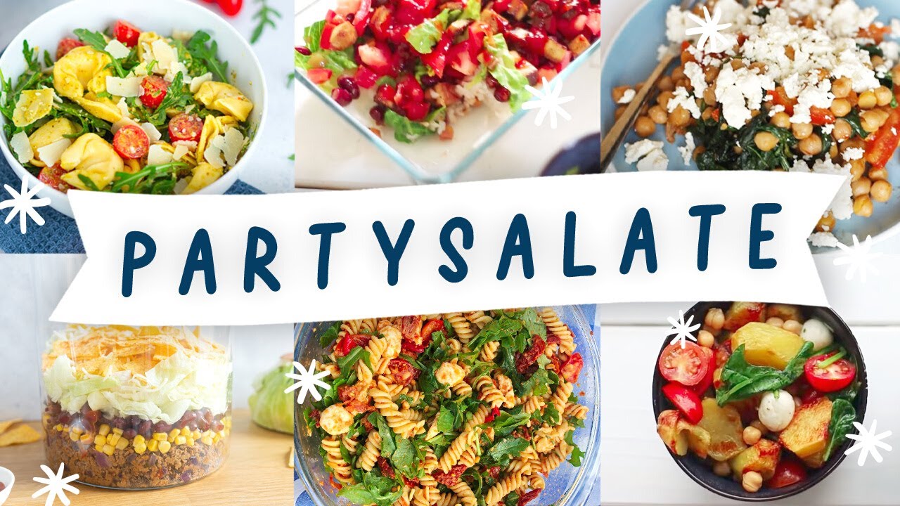 Die besten Grillsalate / Partysalate f&uuml;rs Buffet | einfach & schnell zum Vorbereiten | TRYTRYTRY