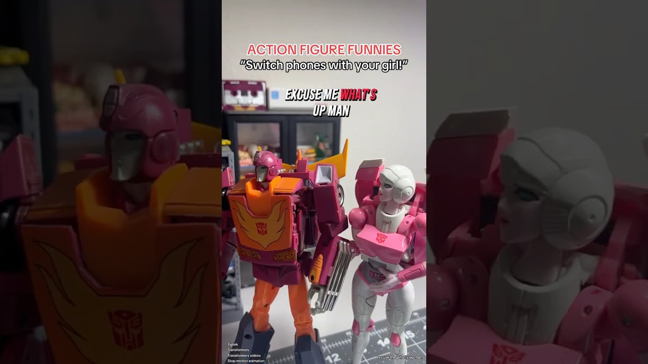 ACTION FIGURE FUNNIES | Switch phones with your girl