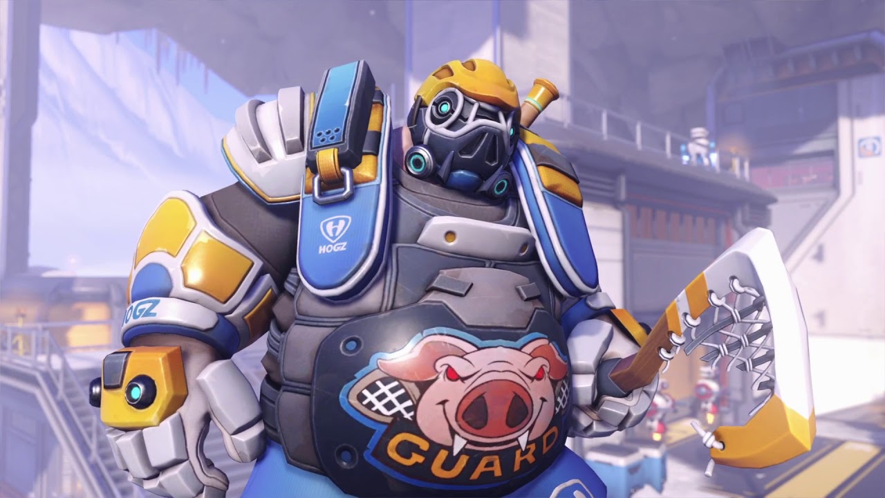Roadhog Lacrosse Skin Demo (Legendary)(Golden Weapons at 4:44)