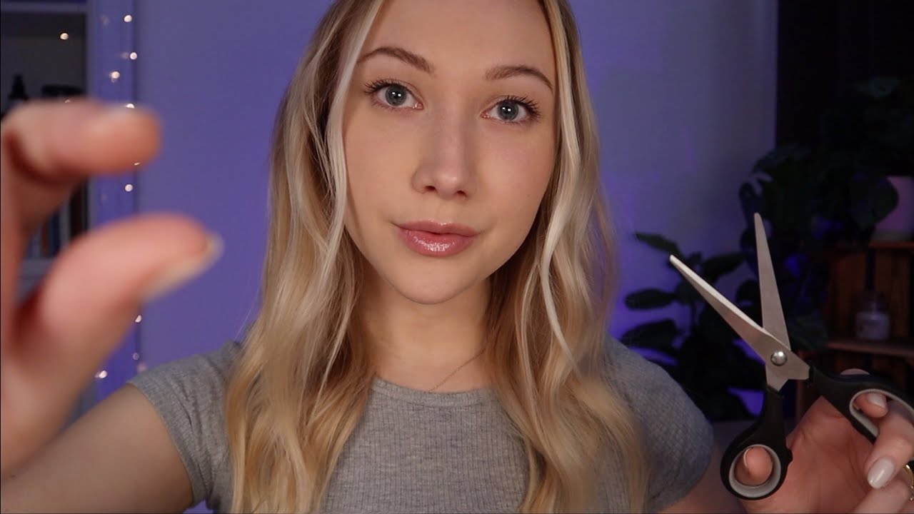 ASMR Plucking, Snipping & Brushing Away Anxiety for Sleep 💤