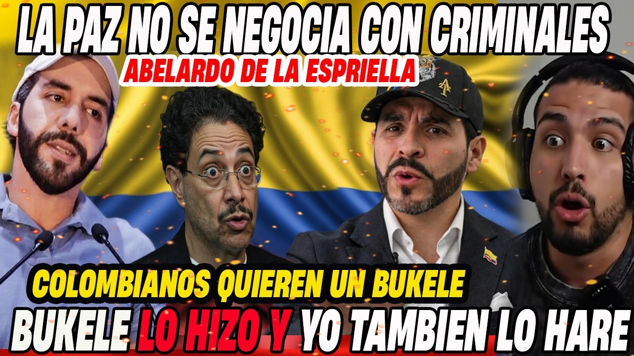🚨🇨🇴 COLOMBIANOS QUIEREN un BUKELE  PARA las PRÓXIMAS ELECCIONES - ABELARDO DE LA ESPRIELLA VS CEPEDA