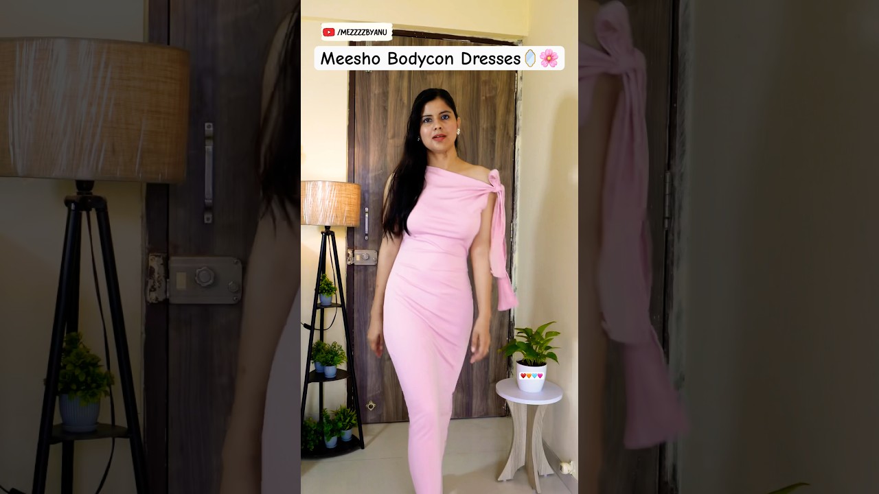Meesho Finds😍🤩| Bodycon Dresses Haul 👗#meesho #bodyconedress #haul #shorts