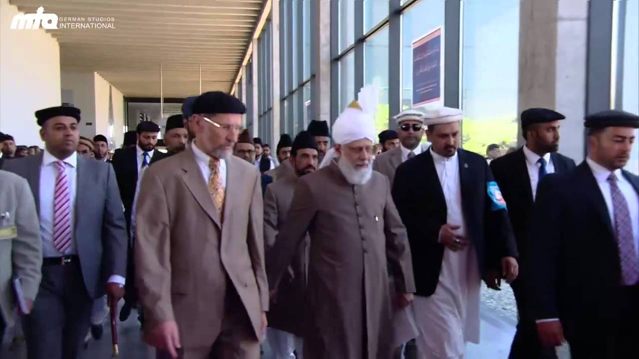 Flaghoisting Ceremony Jalsa Salana Germany 2014 #JALSAGERMANY