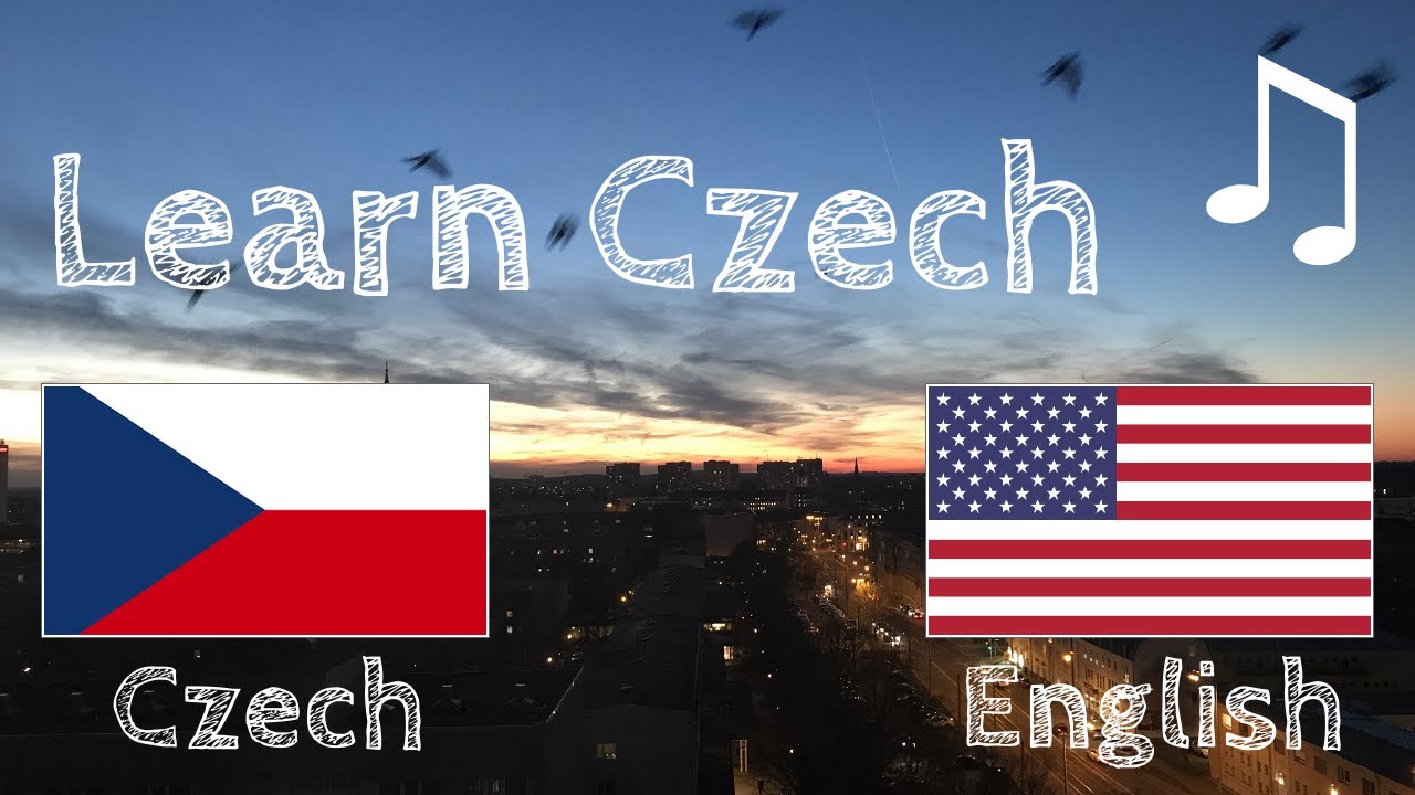Learn before Sleeping - Czech (native speaker)  - with music