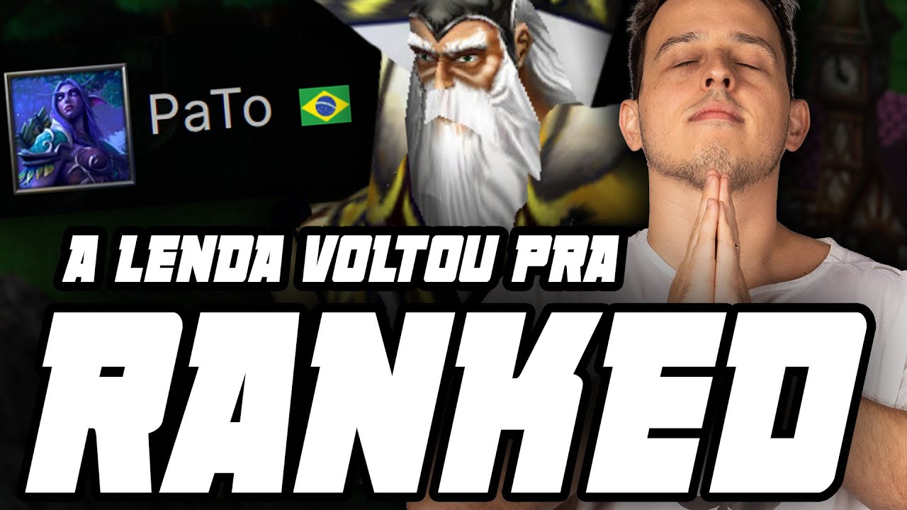 WARCRAFT 3 REFORGED: PATO DE VOLTA NA RANKED?! PaTo vs. Littlein na W3Champions! WC3 replay PT-BR