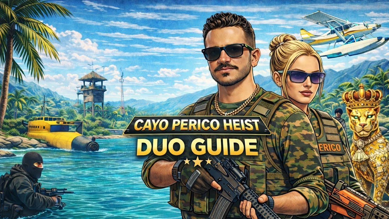 Cayo Perico Heist Duo Guide | Full Stealth & Elite Challenge Guide 2026 GTA 5 ONLINE After Update
