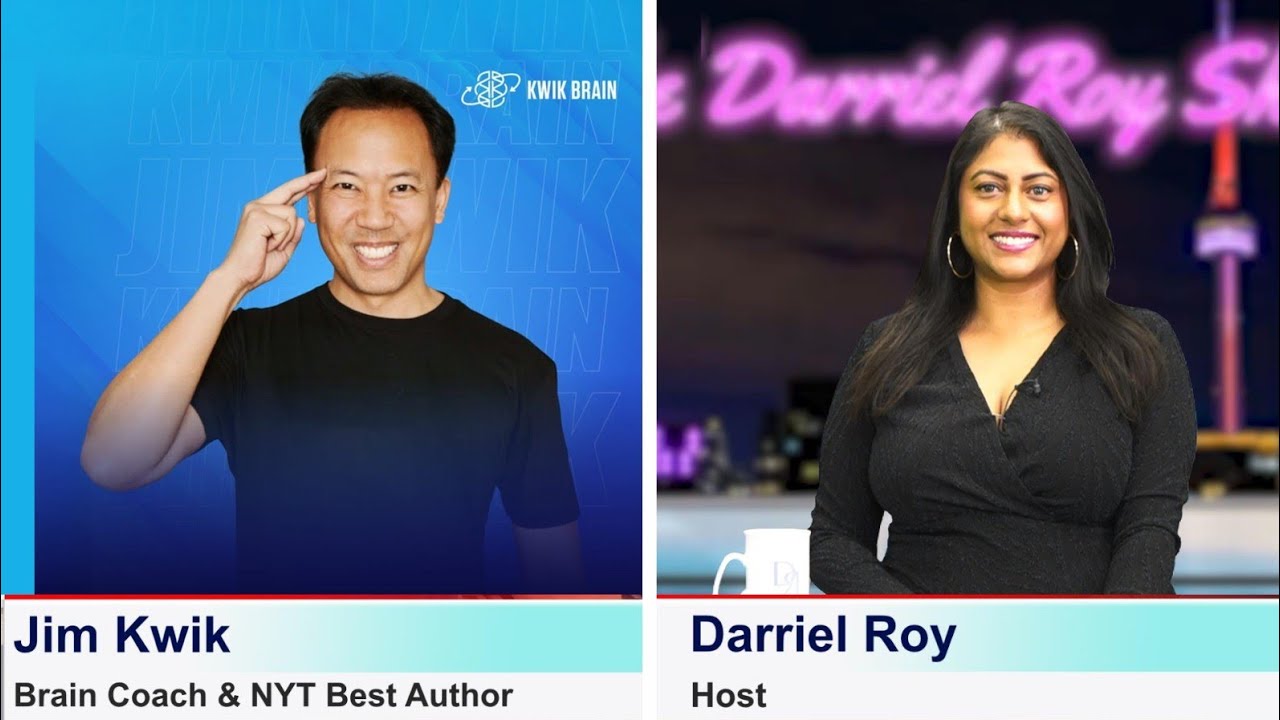 The Darriel Roy Show - Brain Coach & NYT Best Selling author, Jim Kwik #jimkwik
