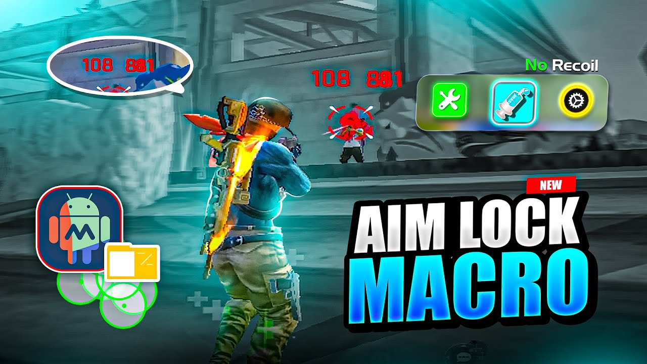 Free Fire MacroDroid Aim Lock Settings | Perfect Headshot Macro Trick 🇧🇷⚙️#freefire #settings