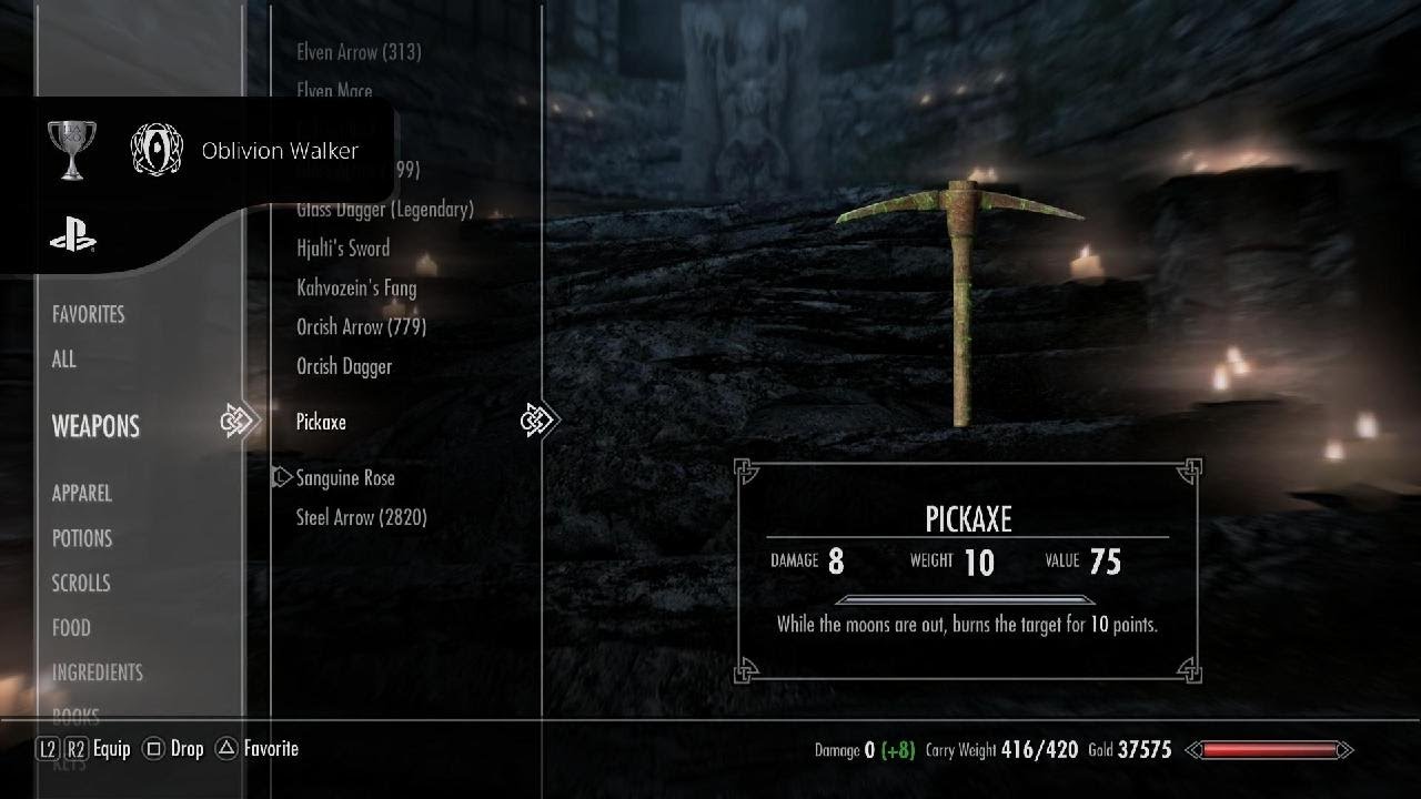 Skyrim Oblivion Walker