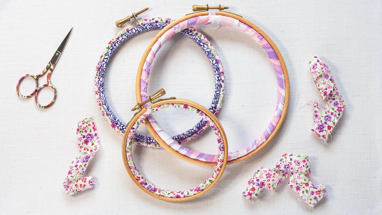 How To Bind An Embroidery Hoop