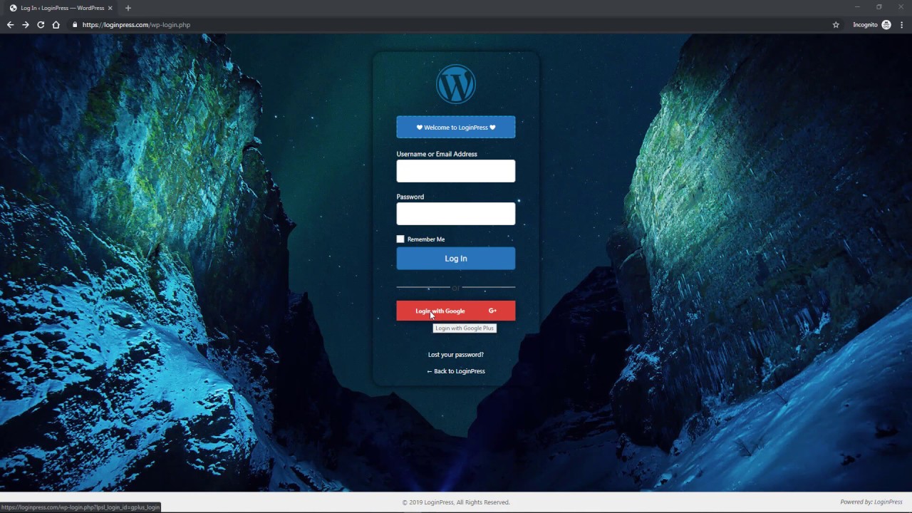Google Login With LoginPress - Social Login Add-On