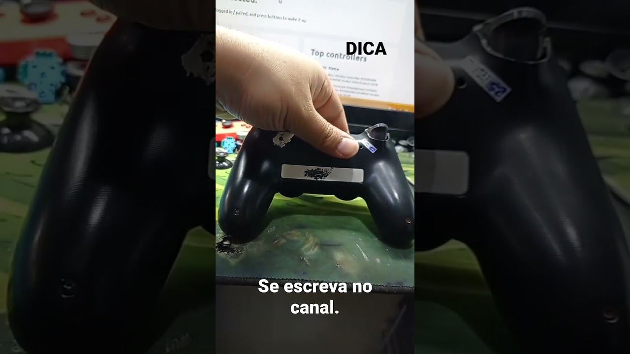 controle PS4 travou ou n&atilde;o quer ligar, essa dica pode ajudar.