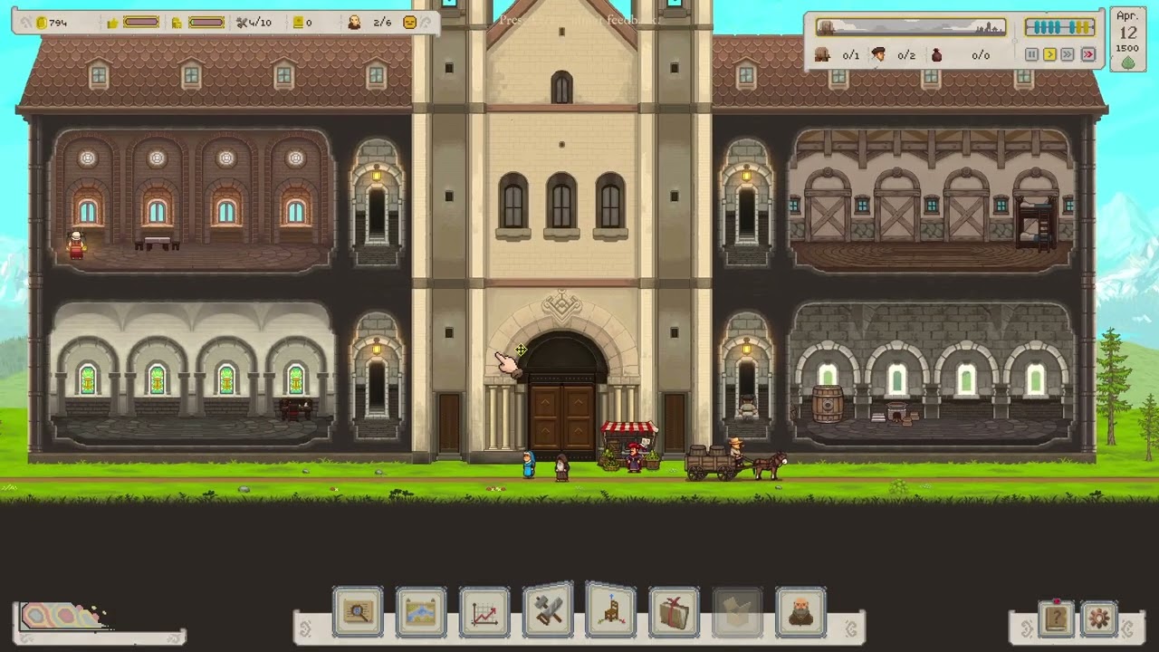 Ale Abbey - Monastery Brewery Tycoon gameplay | 1080p 60 FPS