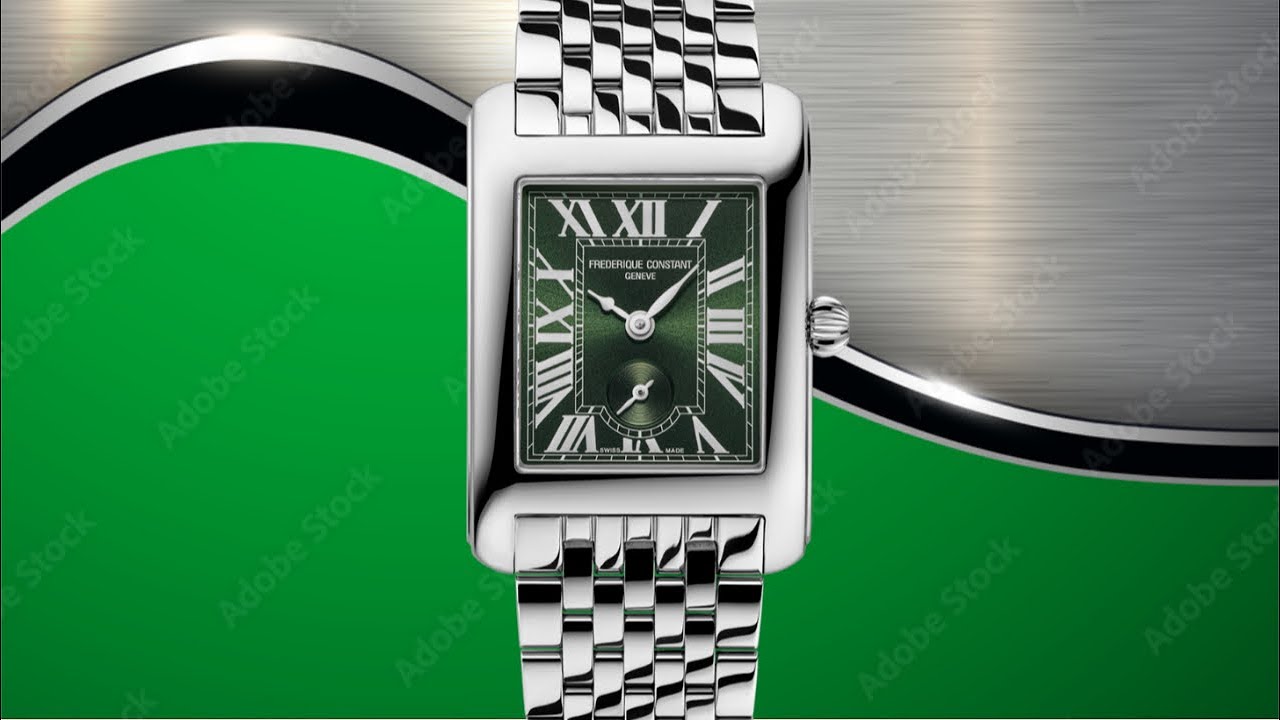 Frédérique Constant Classics Carree Small Seconds Green Dial