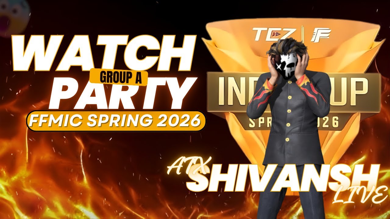 FFMIC WATCHPARTY GRP'A' ! KYA AAJ TG QUALIFY KAREGI?? #TEZffmic2026 #totalgaming #freefiremax #ffmic