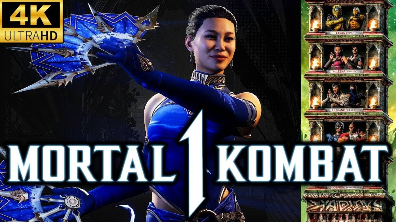 MK1 *OUTWORLD KITANA* КЛАССИЧЕСКИЙ ГЕЙМПЛЕЙ БАШНИ!! (МАДАМ БО В РОЛИ КАМЕО) 4K 60 FPS (MORTAL KOM...