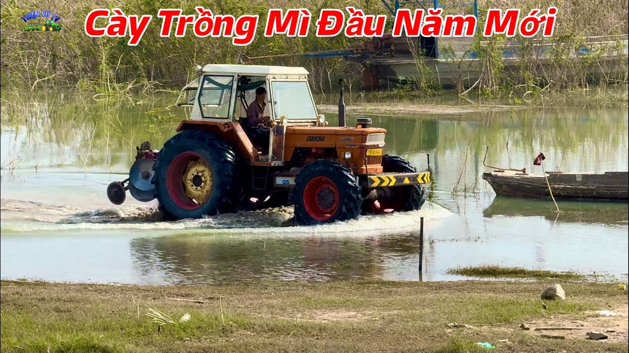 Mùng 5 tết đi quay máy cày ở hồ dầu tiếng tây ninh