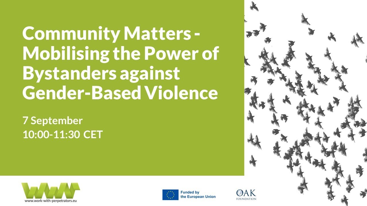 WWP EN Webinar: Mobilising the Power of Bystanders against Gender-Based Violence